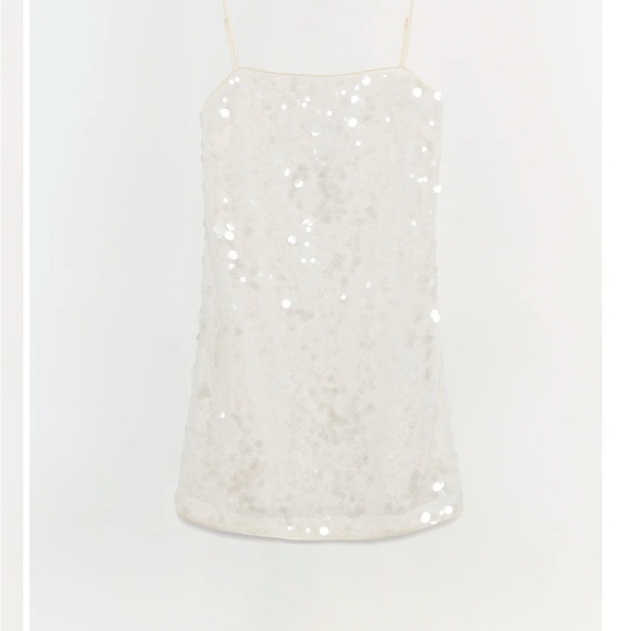 Jonathan Simkhai Lollie Embellished Mini Dress - Picture 1 of 5